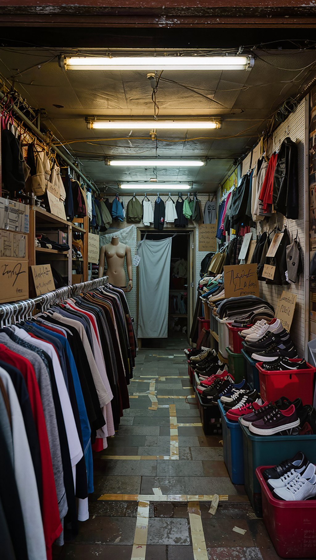 Boutique before transformation