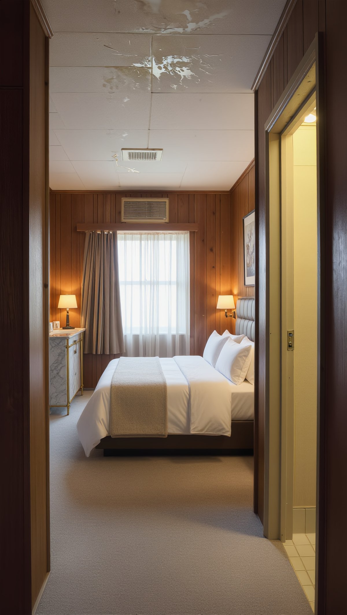Roadside motel after transformation