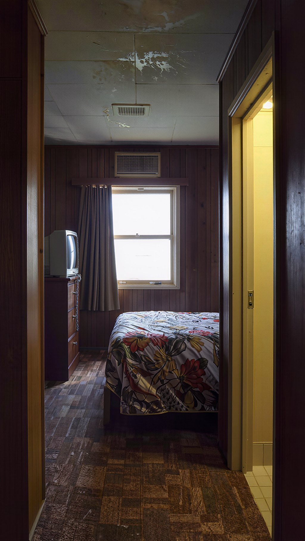 Roadside motel before transformation