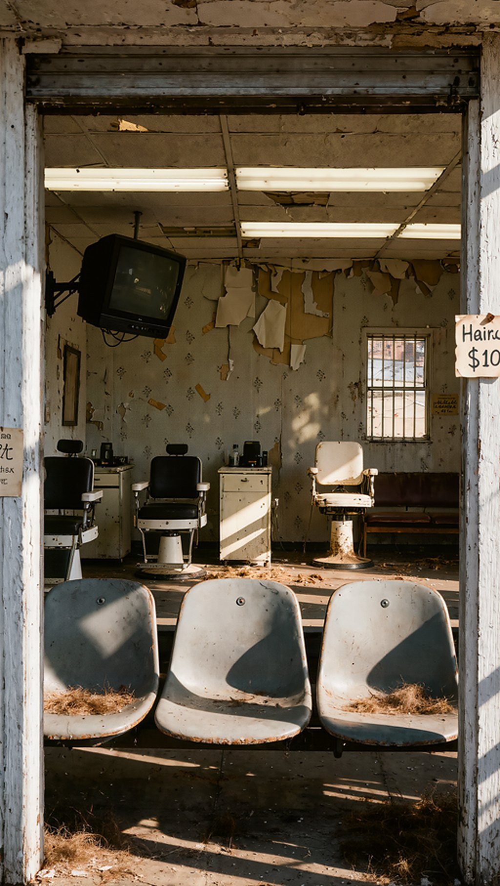 Barbershop before transformation