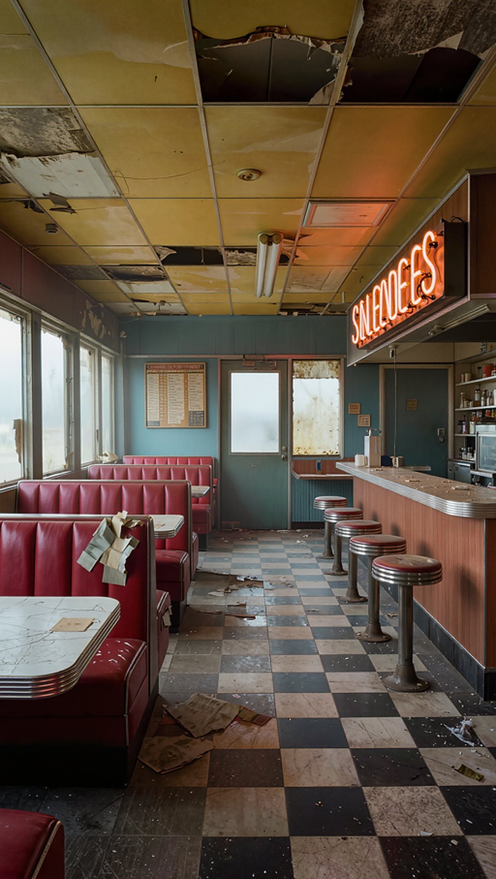 Restaurant before transformation