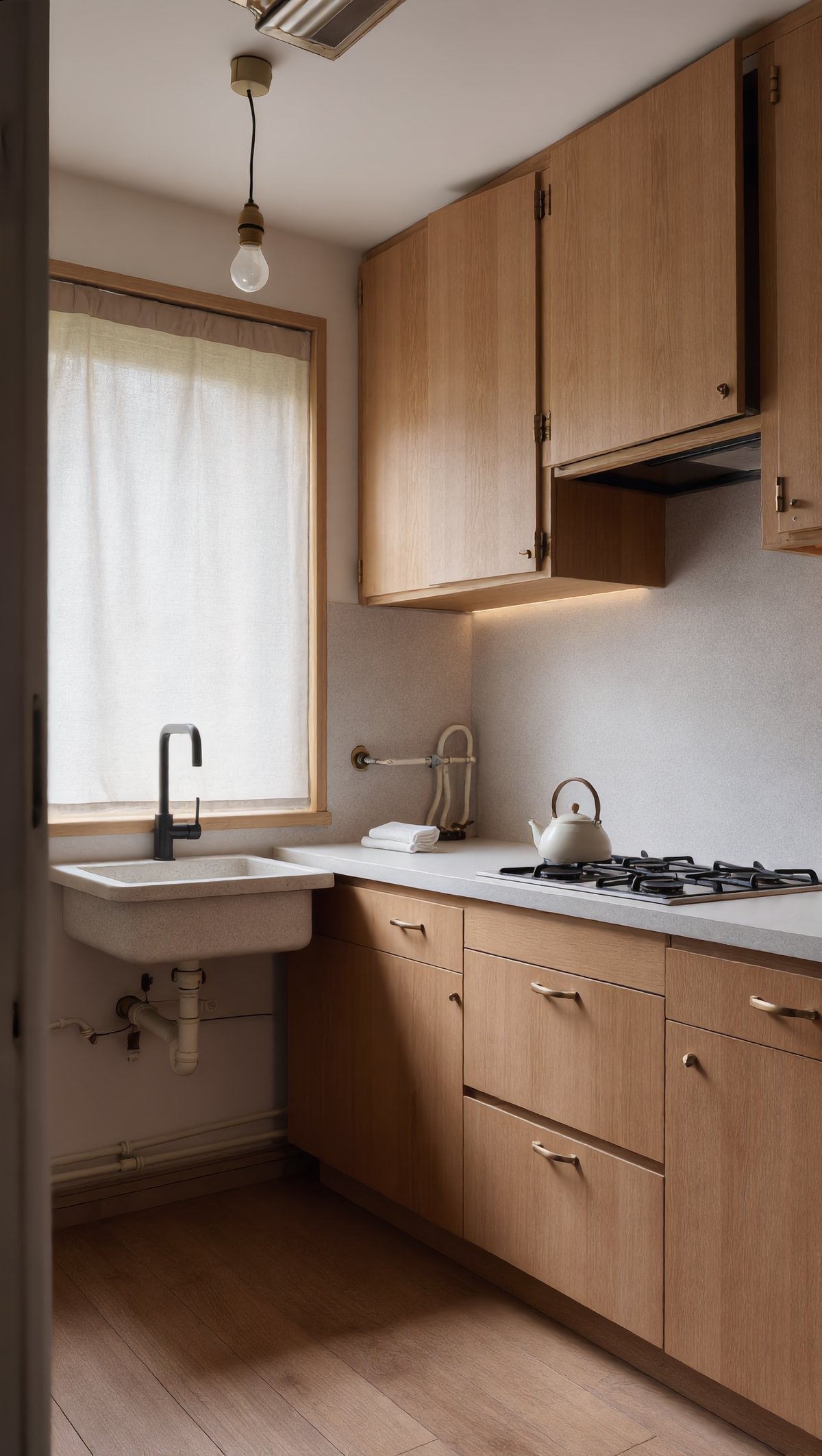 Family kitchen after transformation