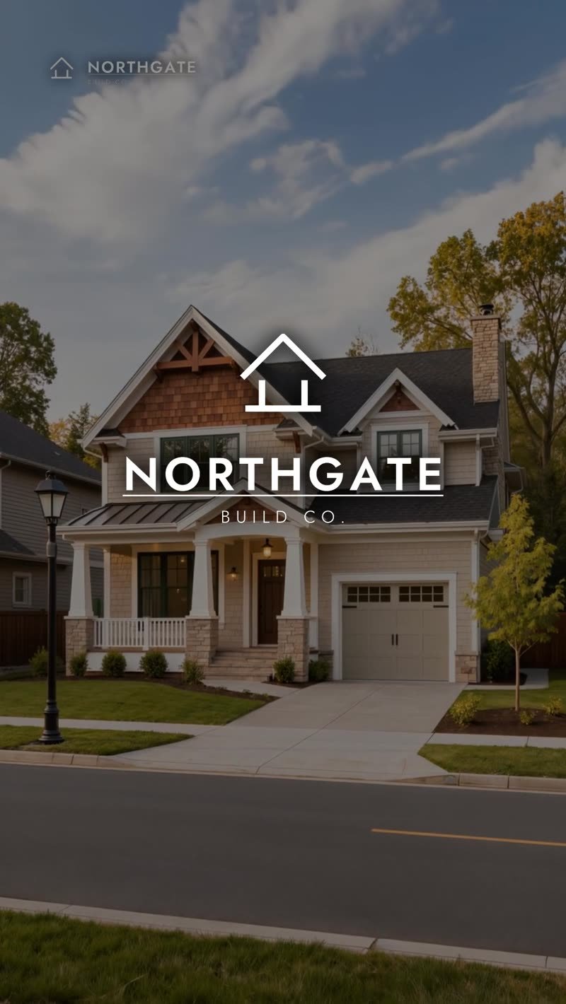 Craftsman two-storey after build